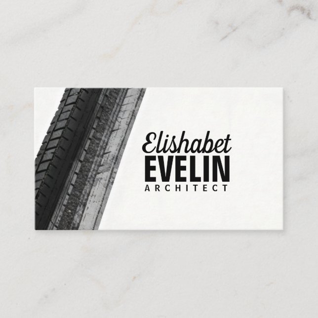 Carte De Visite Dark Trails Against Light (Devant)