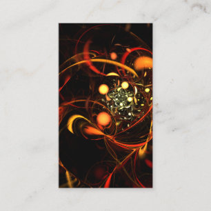 Carte de visite d'art Abstrait Heartbeat
