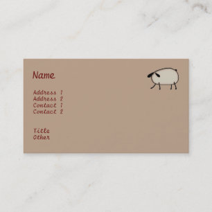 Carte de visite d'art topiaire de coeur