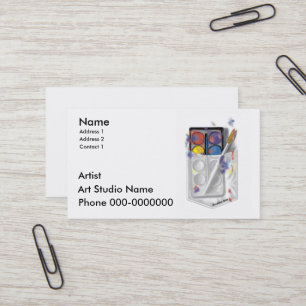 Carte de visite d'artiste
