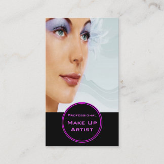 Carte de visite d'artiste maquillage professionnel