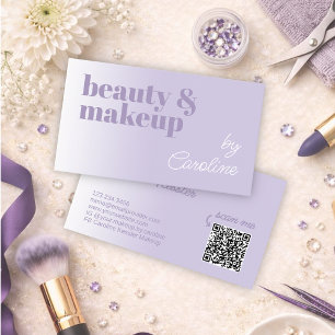 Carte de visite d'artiste maquilleuse professionne