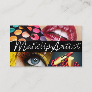 Carte de visite d'artiste maquilleuse professionne