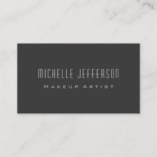 Carte de visite d'artiste tendance de taille stand