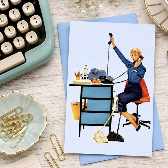 Carte de visite d'assistant administratif (Créateur téléchargé)