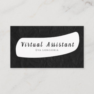 Carte de visite d'assistant virtuel