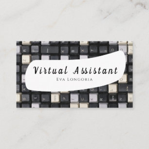 Carte de visite d'assistant virtuel