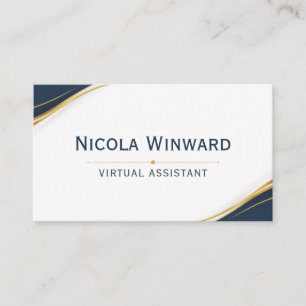 Carte de visite d'assistant virtuel