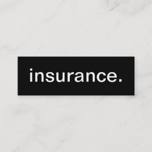 Carte de visite d'assurance