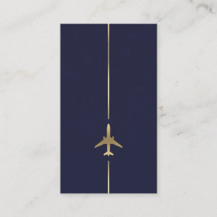 Carte de visite d'aviation minimal