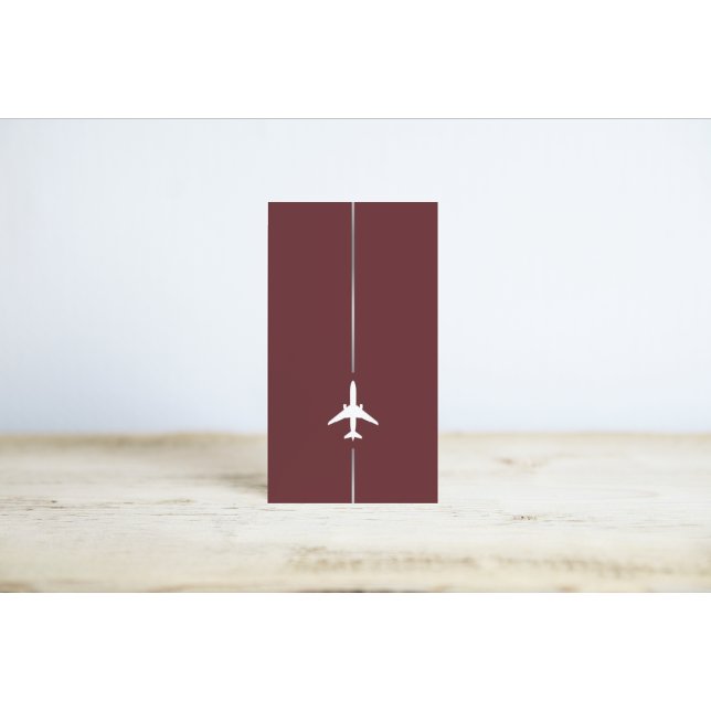 Carte de visite d'aviation minimal (Créateur téléchargé)