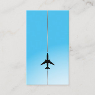 Carte de visite d'aviation minimal