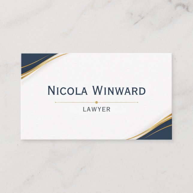 Carte de visite d'avocat (Devant)