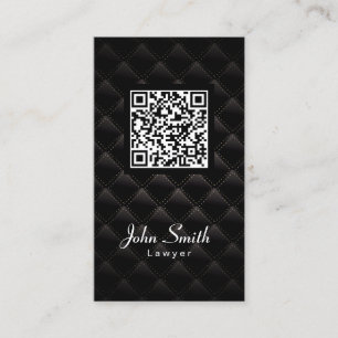 Carte de visite d'avocat de code de l'édredon QR
