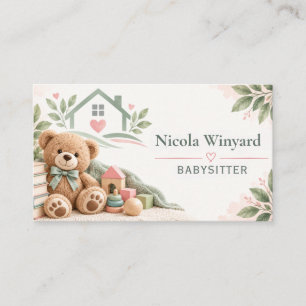 Carte de visite de babysitting