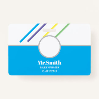 Carte de visite de badges personnalisés