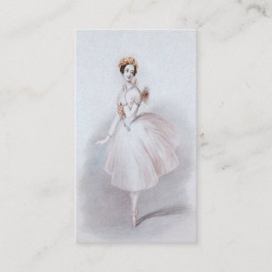 Carte de visite de ballet