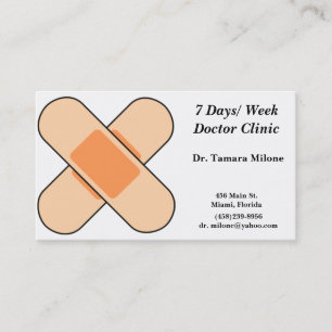 Carte de visite de bandage