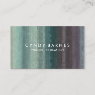 Carte de visite de bande aquarelle