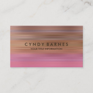 Carte de visite de bande violet rose orange