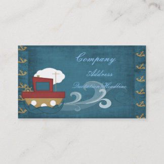 carte de visite de bateau