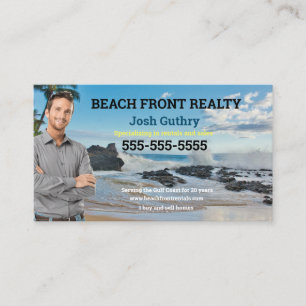 Carte de visite de Beach Realtor