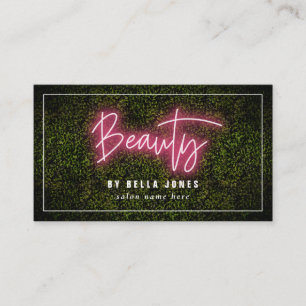 Carte de visite de beauté Neon Boxwood