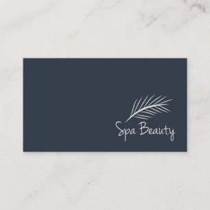 Carte de visite de beauté spa
