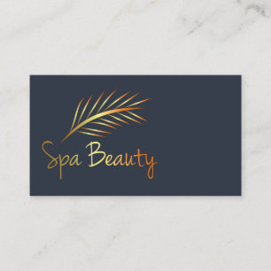 Carte de visite de beauté spa