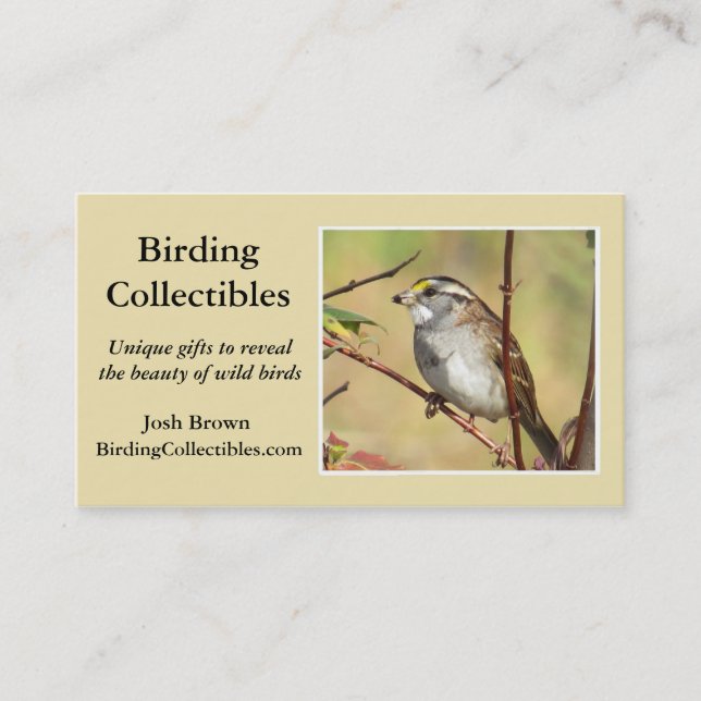 Carte de visite de BirdingCollectibles (Devant)