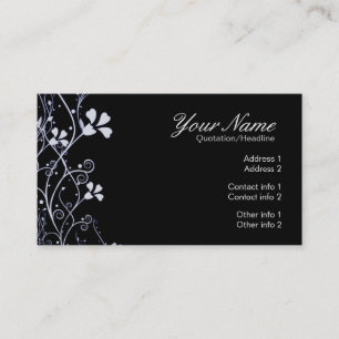 Carte de visite de BlackWhite Florali
