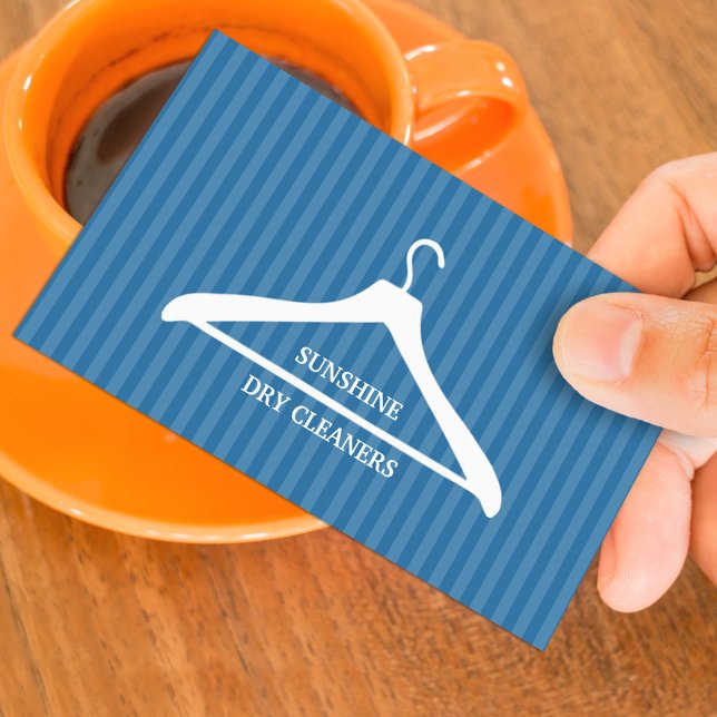 Carte de visite de blanchisserie pour nettoyage à  (Créateur téléchargé)