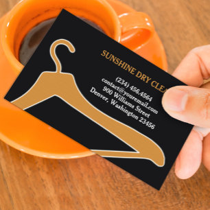 Carte de visite de blanchisserie pour nettoyage à 