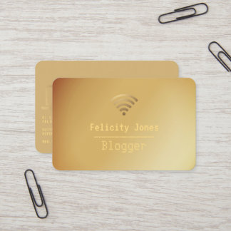 Carte de visite de blogueuse
