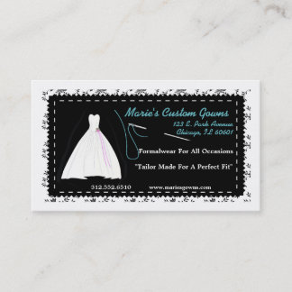 Carte de visite de bord/boutique personnalisable