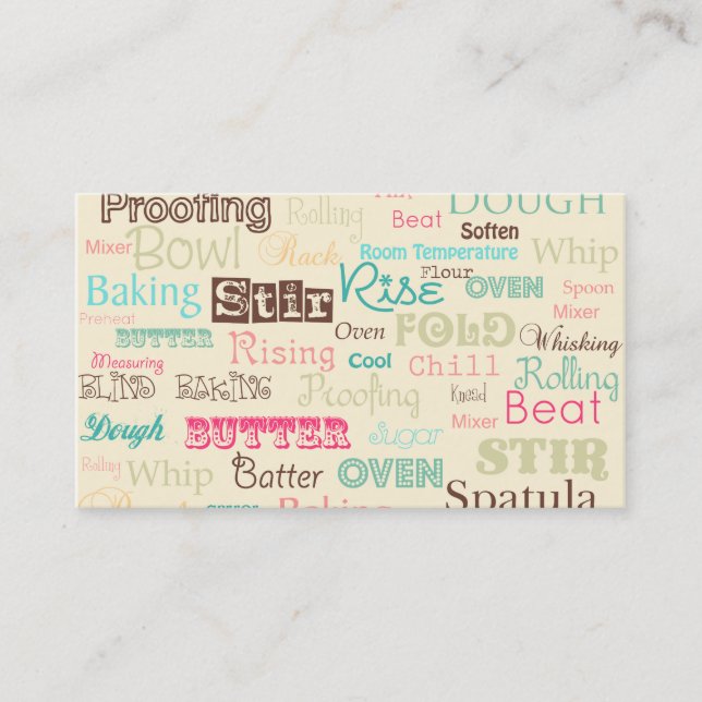 Carte de visite de boulangerie (Devant)