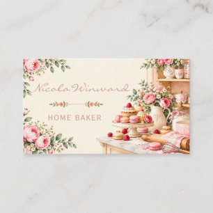 Carte de visite de boulangerie à domicile