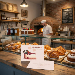 Carte de visite de boulangerie artisanale personna