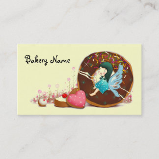 Carte de visite de boulangerie avec Fairy