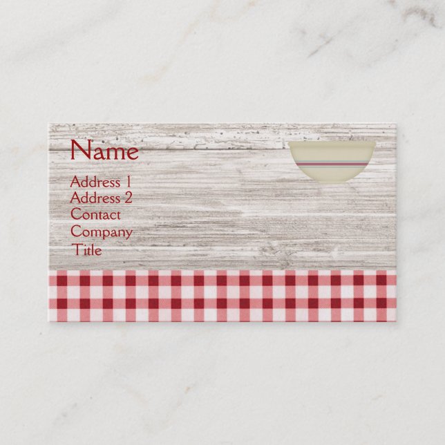 Carte de visite de boulangerie du pays (Devant)