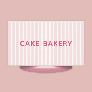 Carte de visite de boulangerie moderne simple avec