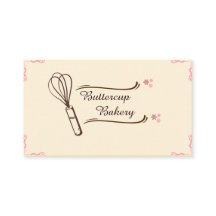 Carte de visite de boulangerie modifiable