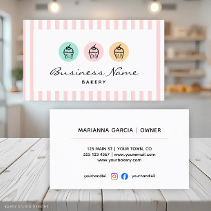 Carte de visite de Boulangerie-Pâtisserie professi