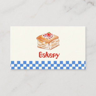 Carte de visite de boulangerie personnalisée Bou