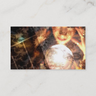 Carte de visite de boule de cristal