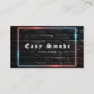 Carte de visite de boutique Black Vape