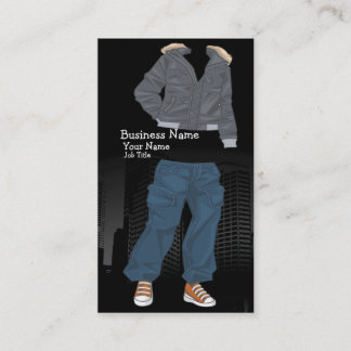 Carte de visite de boutique de mode