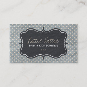 Carte de visite de boutique pour enfants et bébé