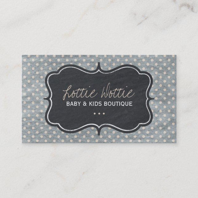 Carte de visite de boutique pour enfants et bébés (Devant)