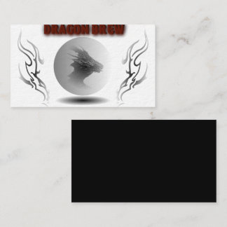 Carte de visite de brasserie Dragon
